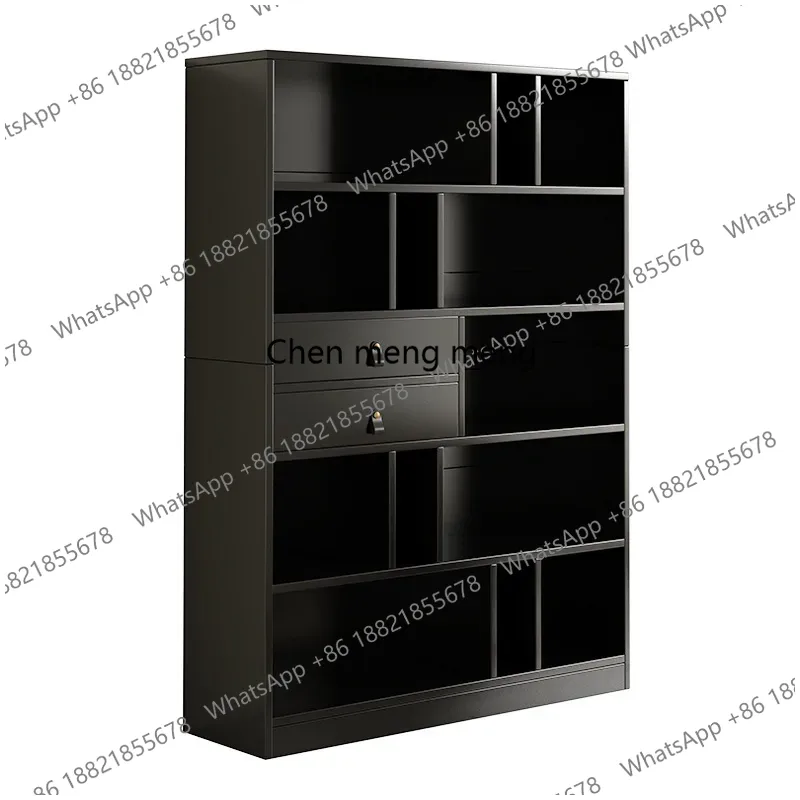 Home Office And Library - Book Shelf Wall and Bookcase 6-Tier