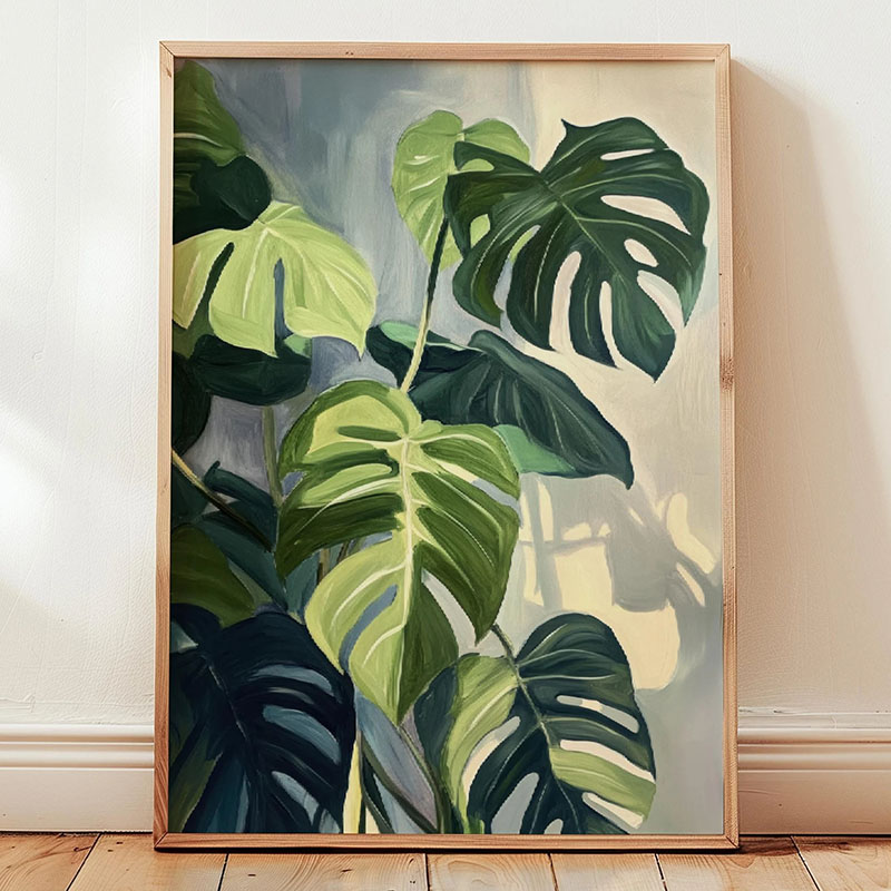 1pc Modern Houseplants Leaves  - Home Office Youtube ulasan dan harga