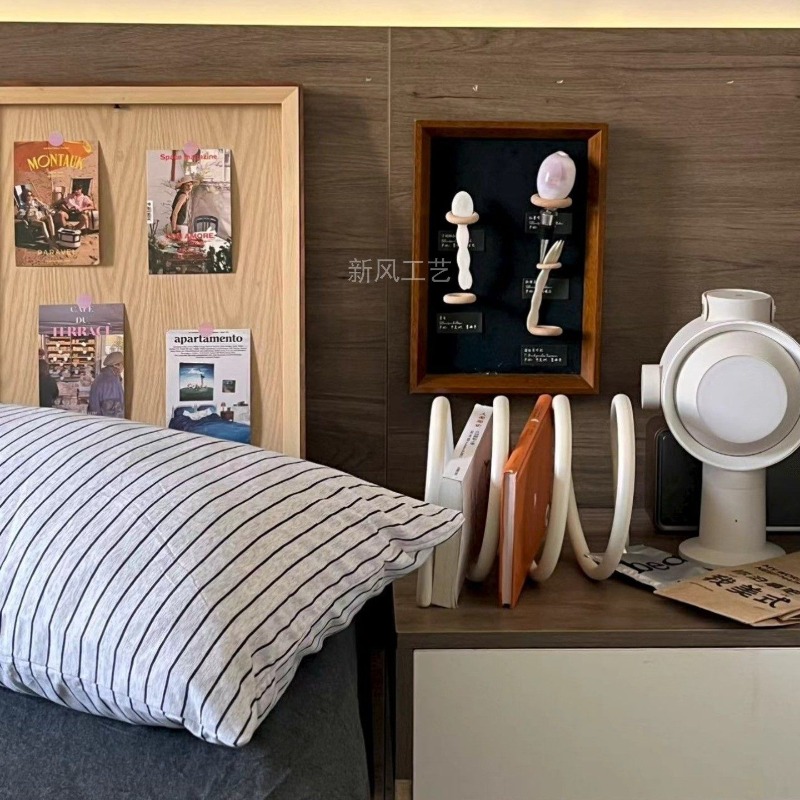 Creative Minimalist Metal Maga - Home Office With Bookshelves ulasan dan harga