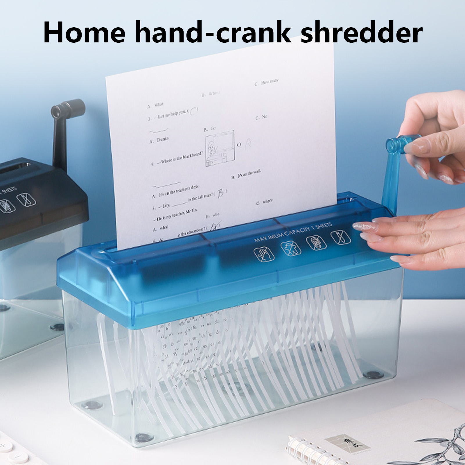 Portable Mini Hand Shredder Fo - Paper Shredder Micro ulasan dan harga