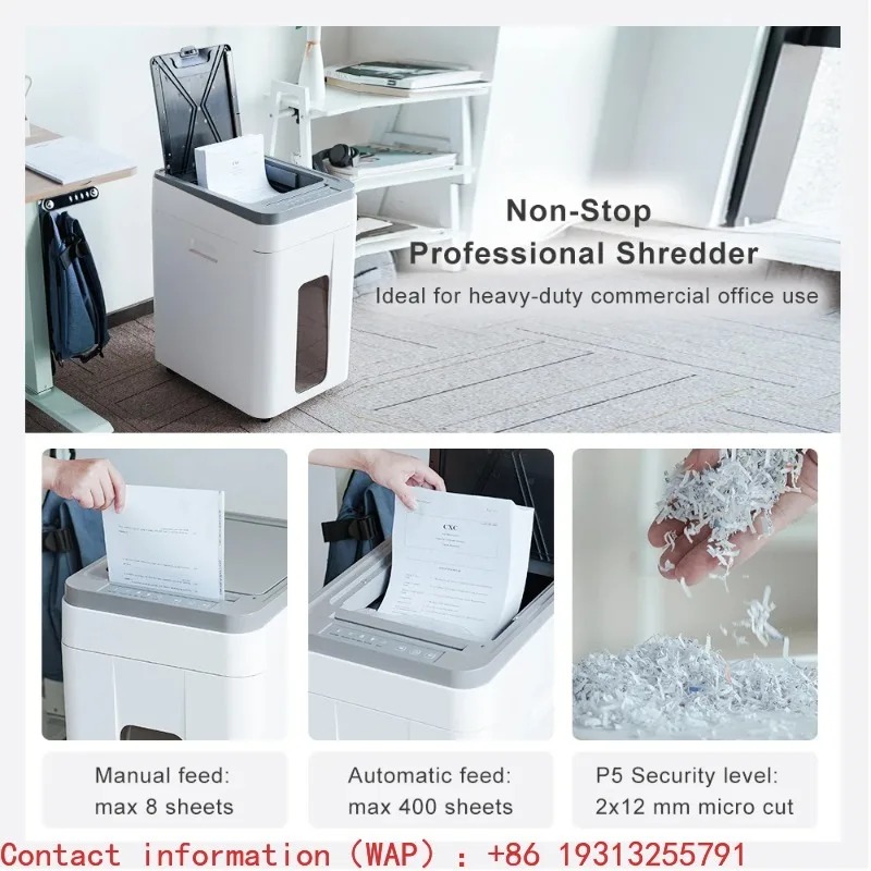 【Best-selling】50L Auto Feed Pa - Paper Shredder Micro ulasan dan harga