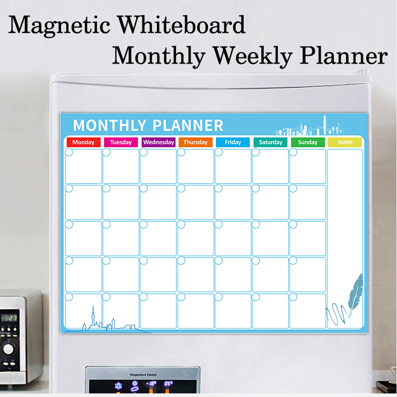 Magnetic Weekly Monthly Planne - Magnetic Calendar Board ulasan dan harga