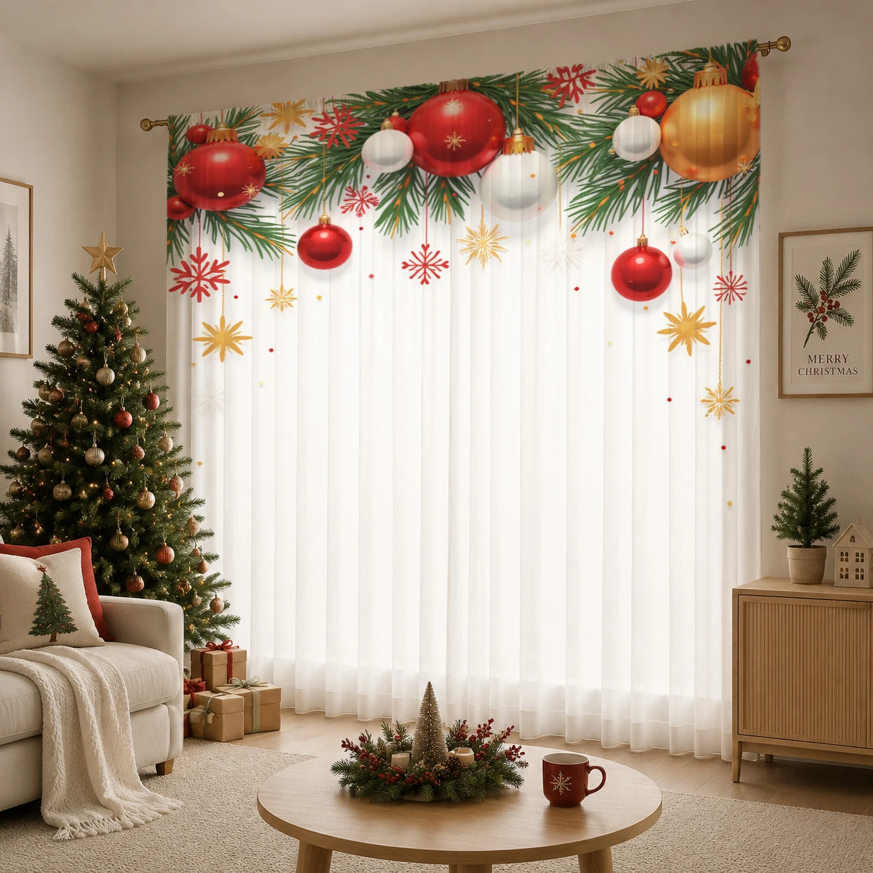 Christmas Day Gradient Sheer C - Home Office Youtube ulasan dan harga