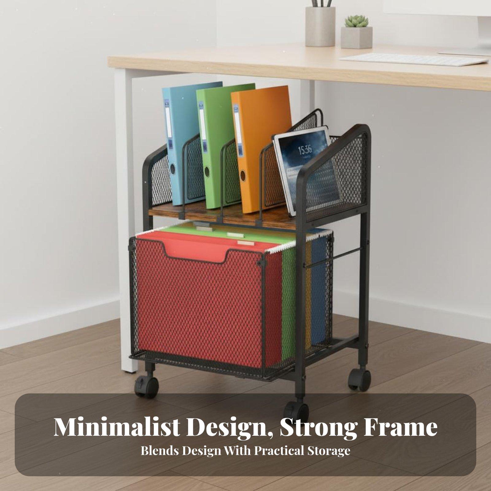 Rolling File Cart Mobile Offic - Rolling File Cart ulasan dan harga