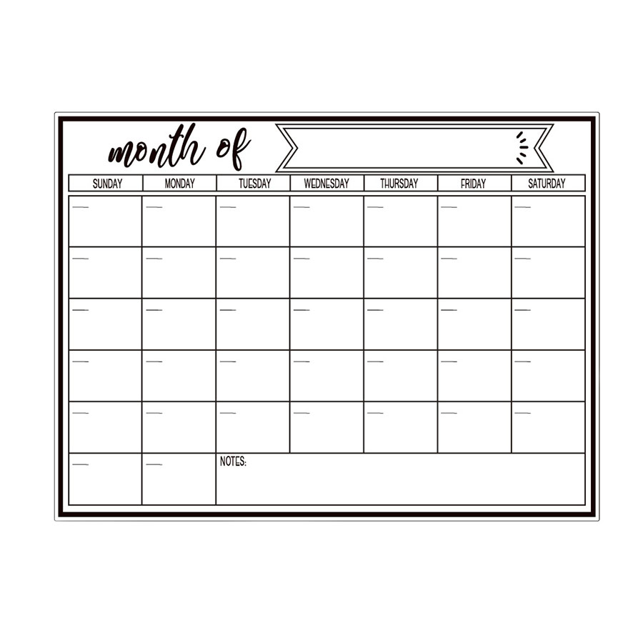 Fridge Magnetic Whiteboard Sti - Magnetic Calendar Board ulasan dan harga