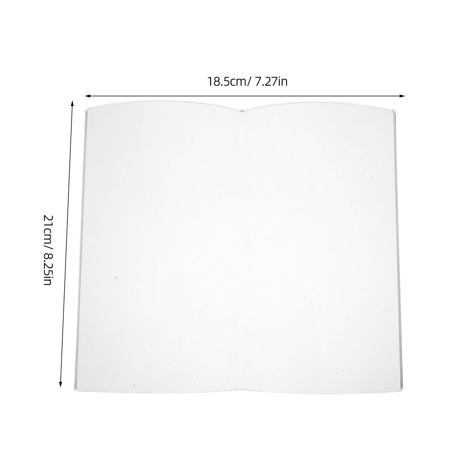 Fan Shaped Clear Acrylic Paper - Home Office And Library ulasan dan harga