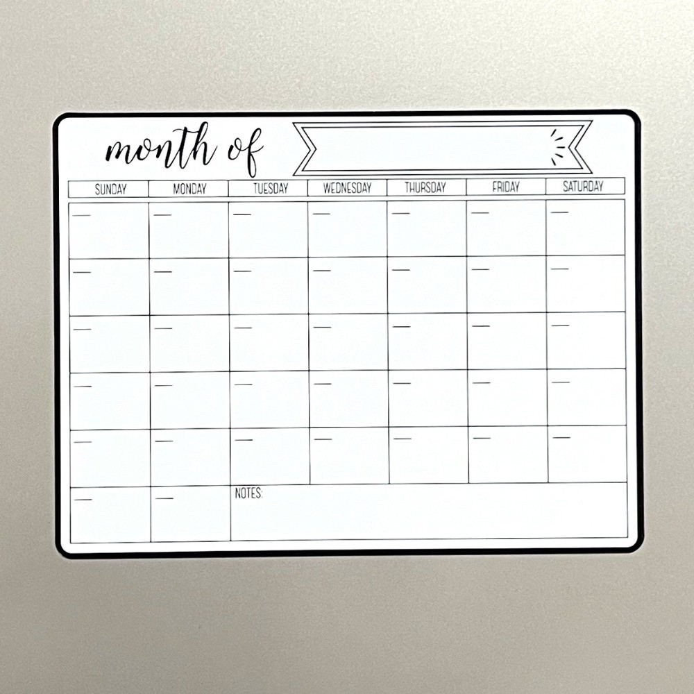 New Magnetic Dry Erase Calenda - Magnetic Calendar Board ulasan dan harga