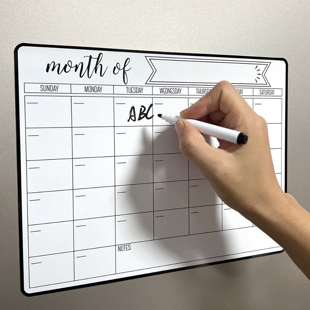 Portable Magnetic Dry Erase Ca - Magnetic Calendar Board ulasan dan harga