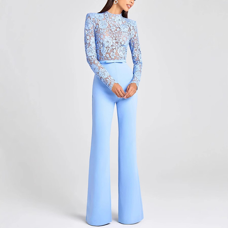 Jacquard Lace High-waisted Wom - Home Office Romance ulasan dan harga