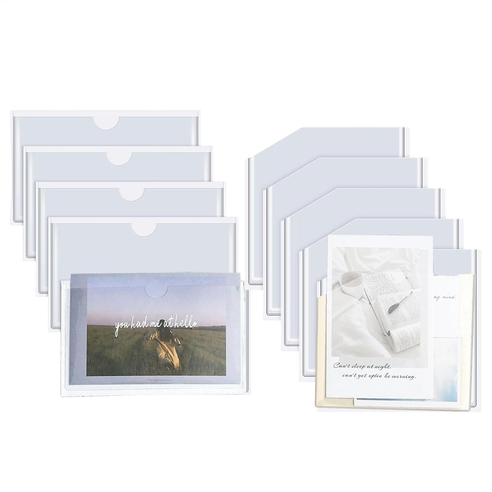 Clear Adhesive Pockets Dustpro - Home Office And Library ulasan dan harga