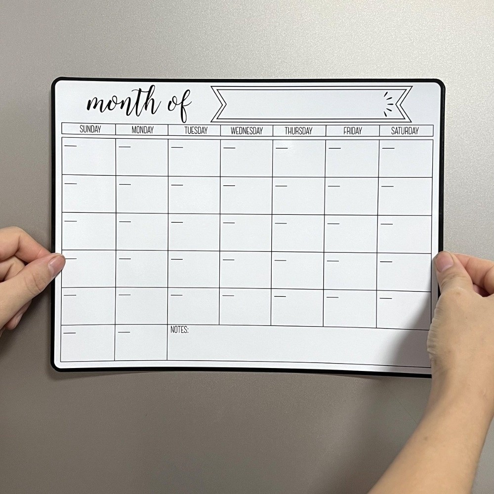 New Magnetic Dry Erase Calenda - Magnetic Calendar Board ulasan dan harga