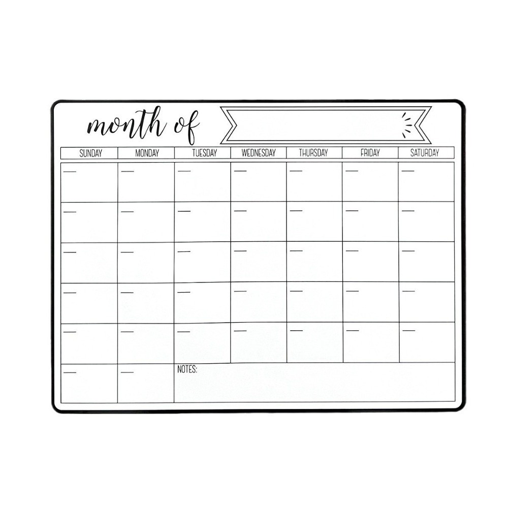New Magnetic Dry Erase Calenda - Magnetic Calendar Board ulasan dan harga