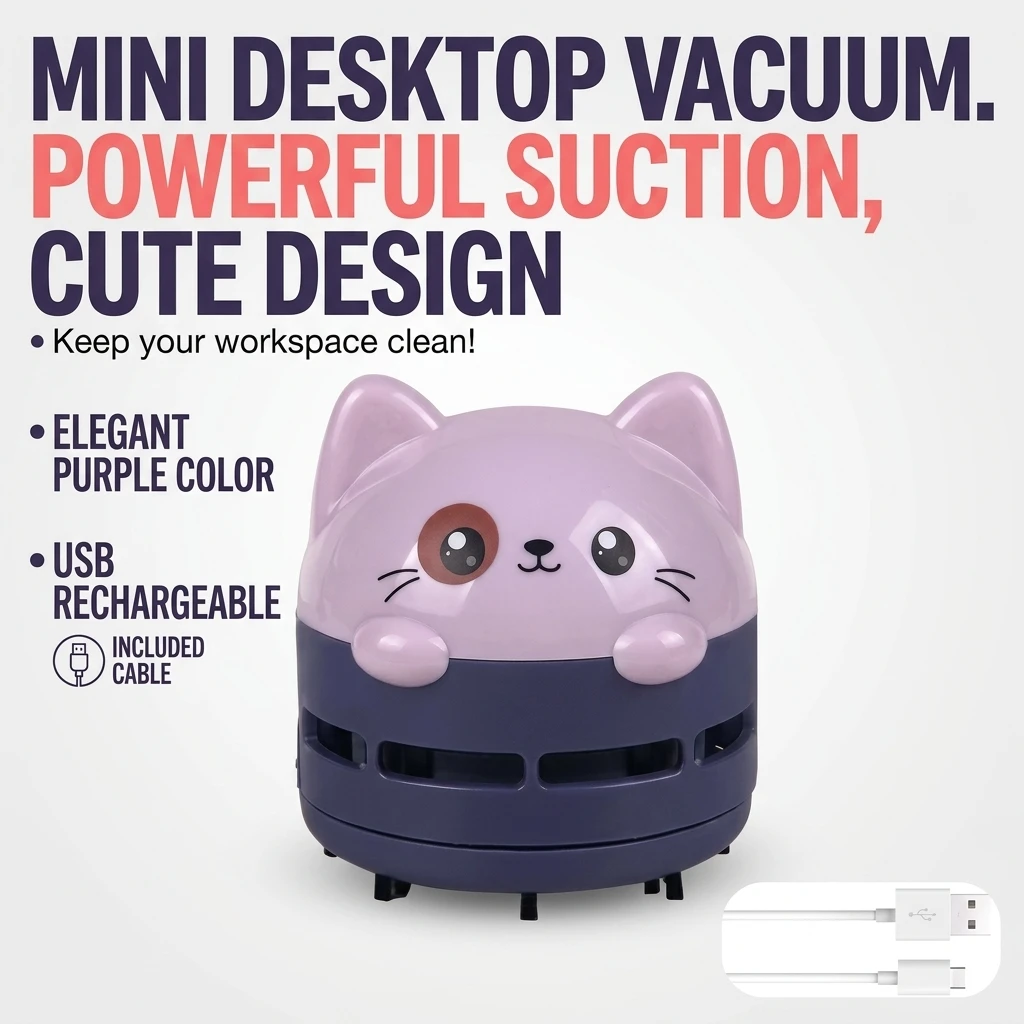 Desktop Vacuum Cleaner Mini Co - Home Office Box ulasan dan harga