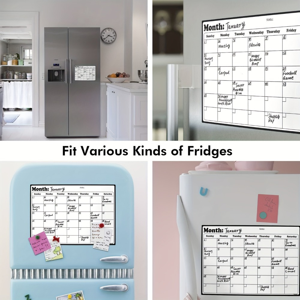 1Pc Magnetic Dry Erase Calenda - Magnetic Calendar Board ulasan dan harga