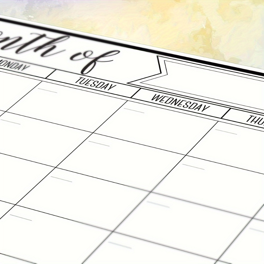 1Pc Magnetic Dry Erase Calenda - Magnetic Calendar Board ulasan dan harga