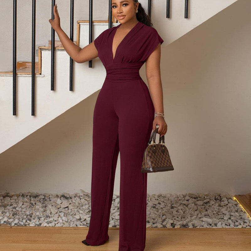Workwear Elegant Jumpsuit Wome - Home Office Romance ulasan dan harga