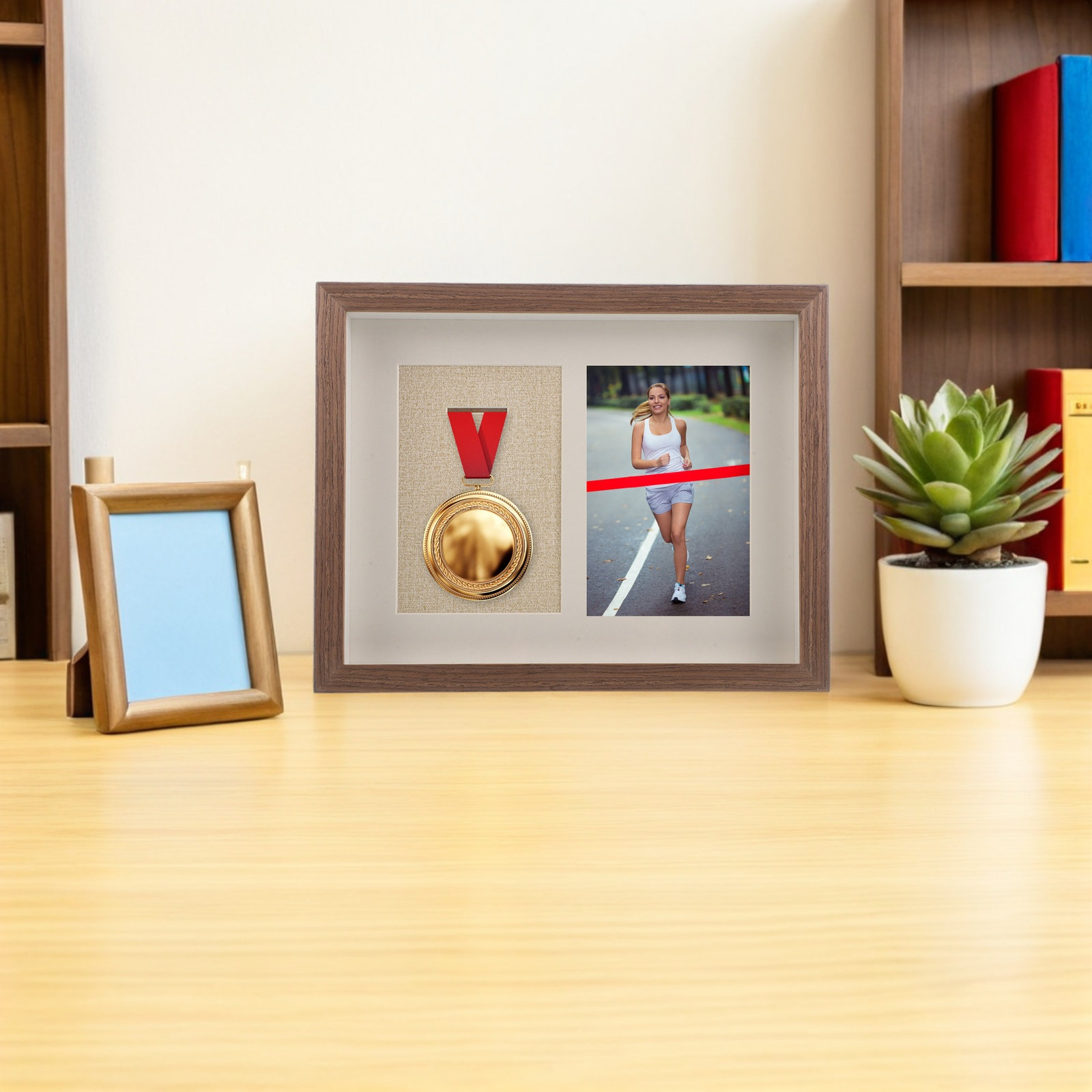 10 Inch Wood Medal Display Fra - Home Office Box ulasan dan harga