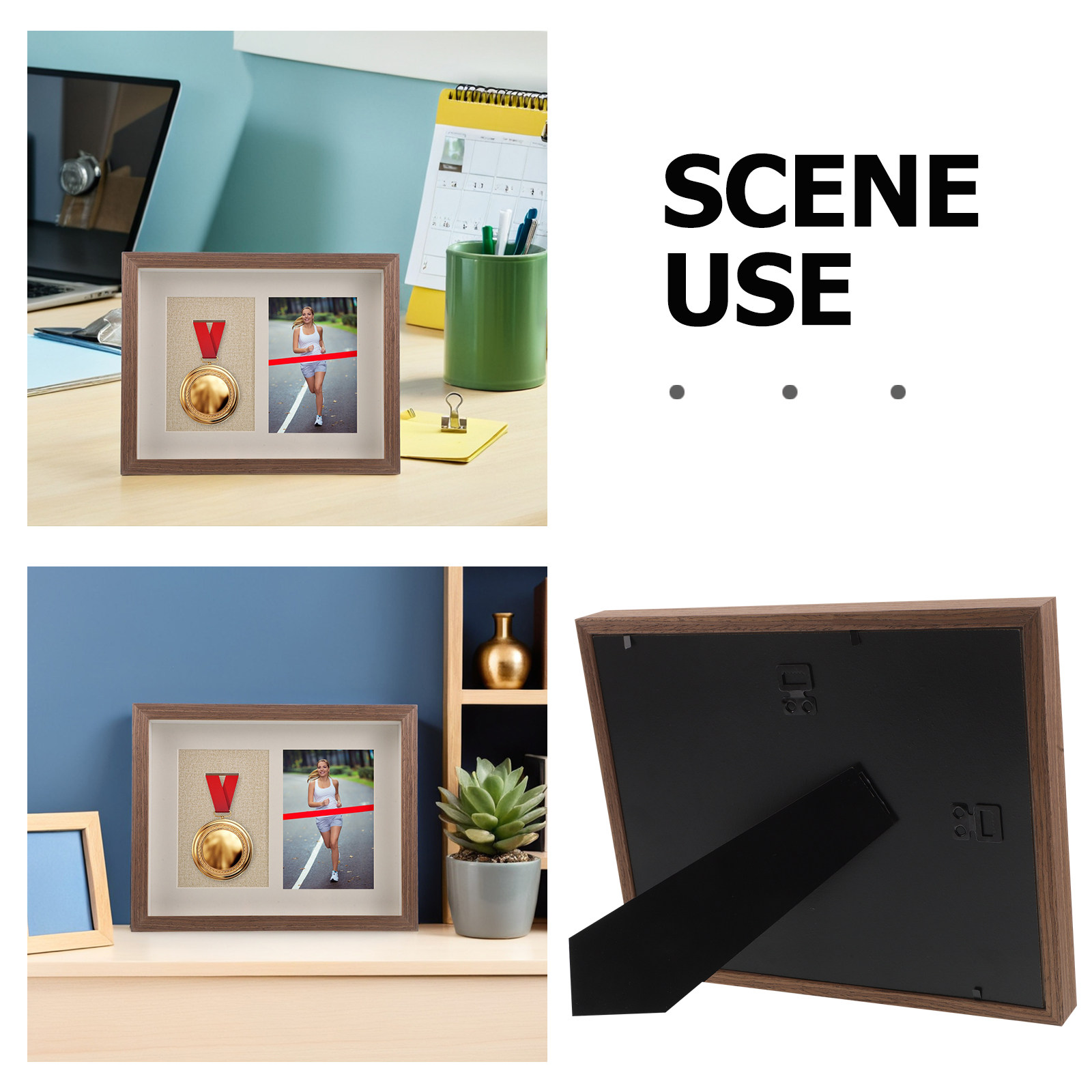 10 Inch Wood Medal Display Fra - Home Office Box ulasan dan harga