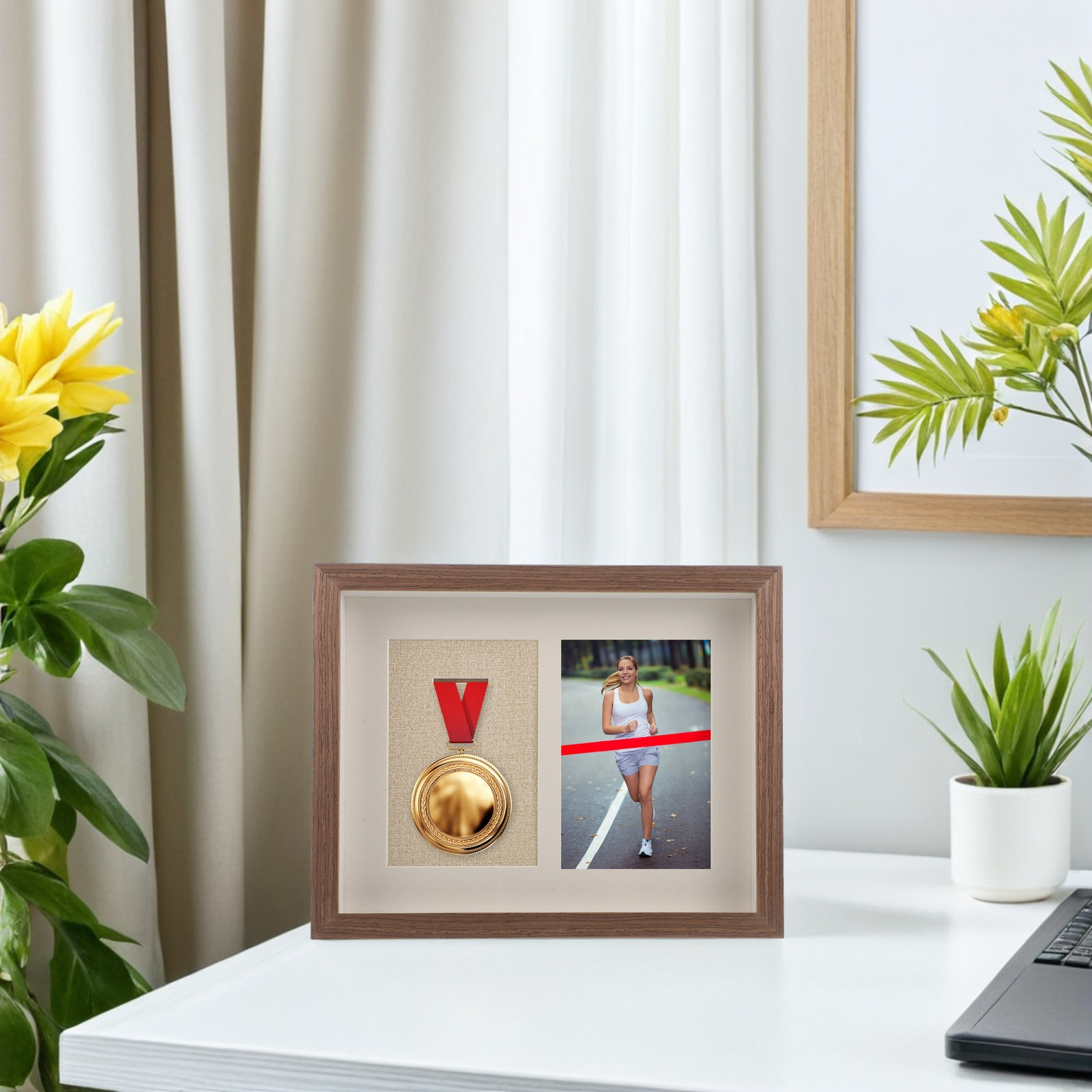 10 Inch Wood Medal Display Fra - Home Office Box ulasan dan harga