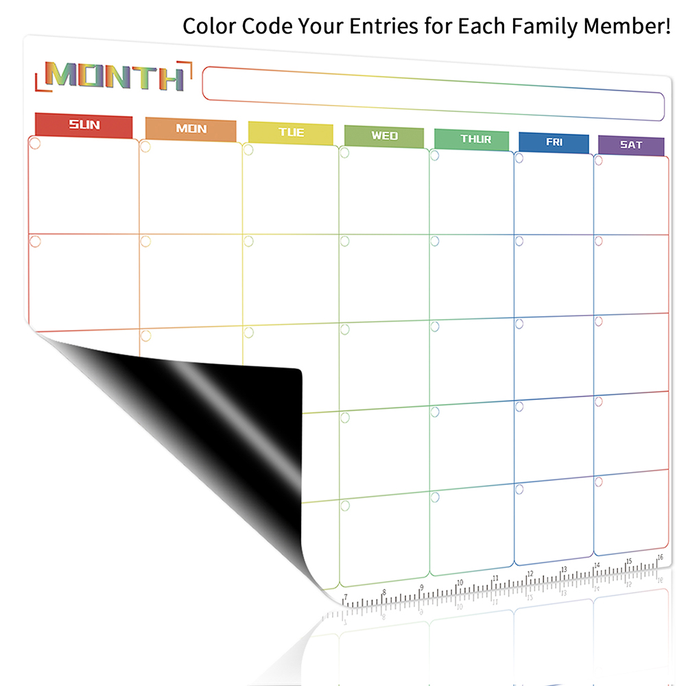 Magnetic Dry Erase Board Reusa - Magnetic Calendar Board ulasan dan harga