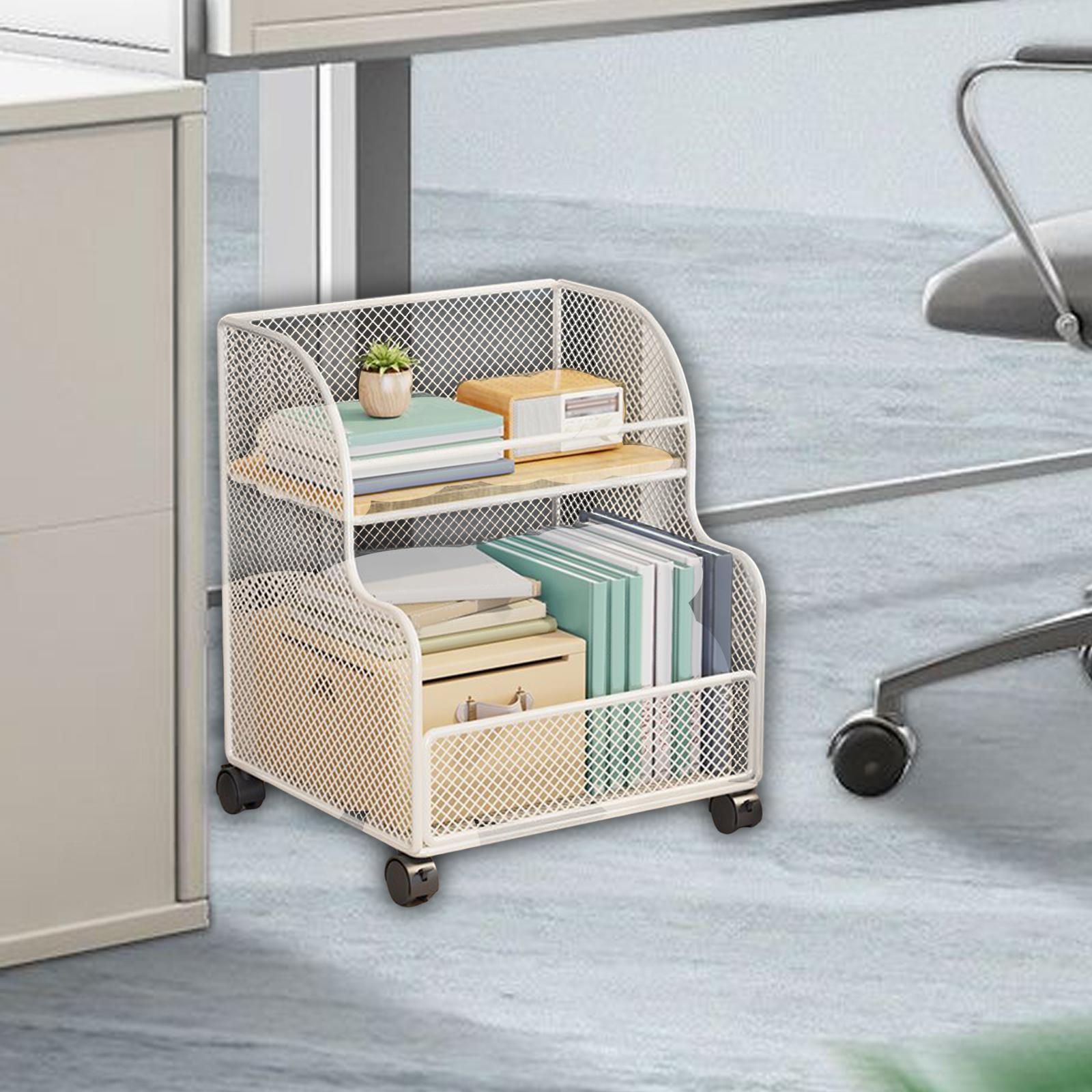 Under Desk Storage Rack Multip - Rolling File Cart ulasan dan harga