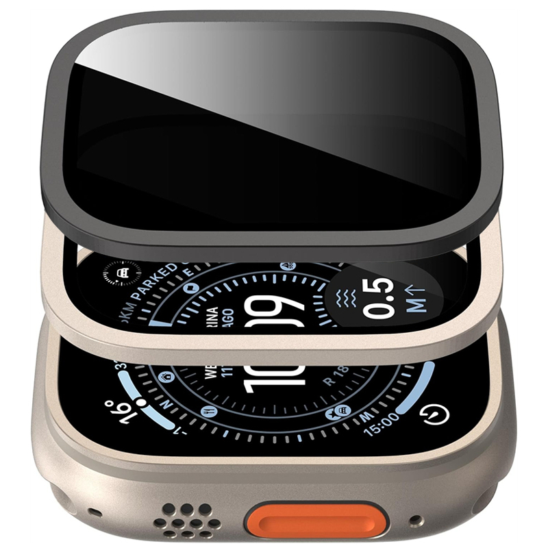 Tempered Glass for Apple Watch - Monitor Privacy Screen ulasan dan harga