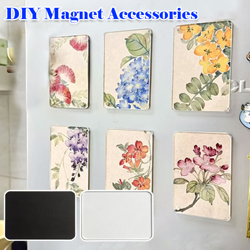5x3cm DIY Acrylic Fridge Magne - Magnetic Calendar Board ulasan dan harga