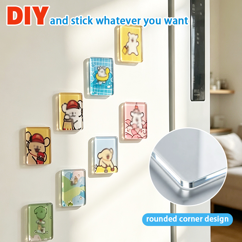 5x3cm DIY Acrylic Fridge Magne - Magnetic Calendar Board ulasan dan harga