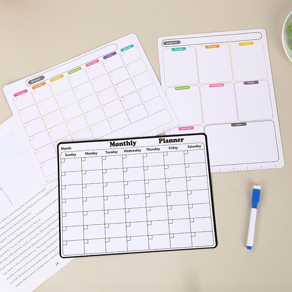 Magnetic Dry Erase Whiteboard  - Magnetic Calendar Board ulasan dan harga