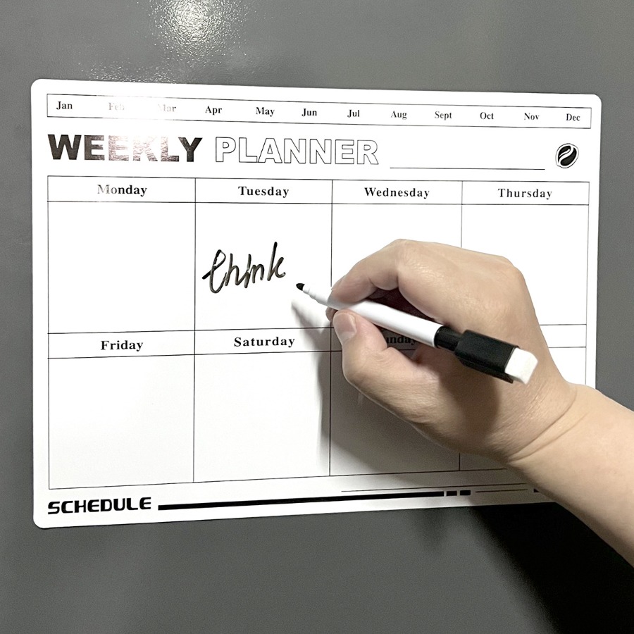 Erasable Week Plan Schedule Ca - Magnetic Calendar Board ulasan dan harga