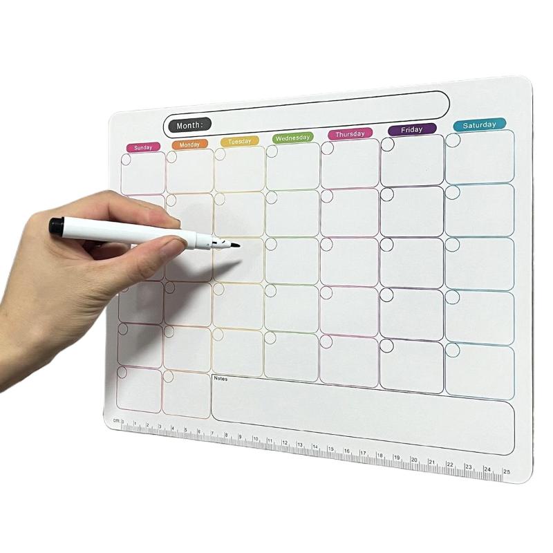 Hot Sale Board Magnetic Refrig - Magnetic Calendar Board ulasan dan harga