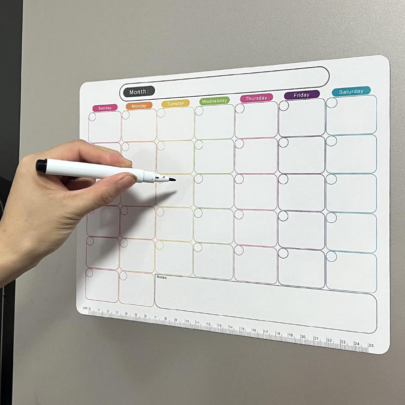Hot Sale Board Magnetic Refrig - Magnetic Calendar Board ulasan dan harga