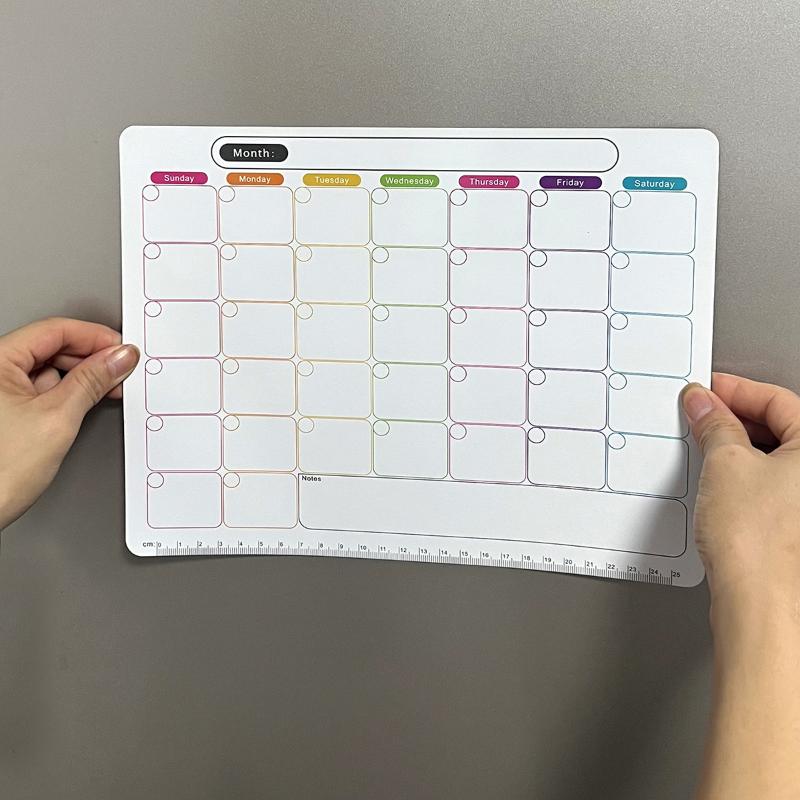 Hot Sale Board Magnetic Refrig - Magnetic Calendar Board ulasan dan harga