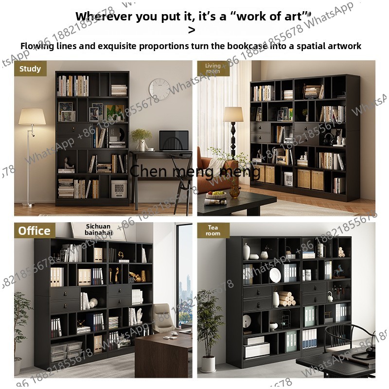Book Shelf Wall and Bookcase 6 - Home Office And Library ulasan dan harga