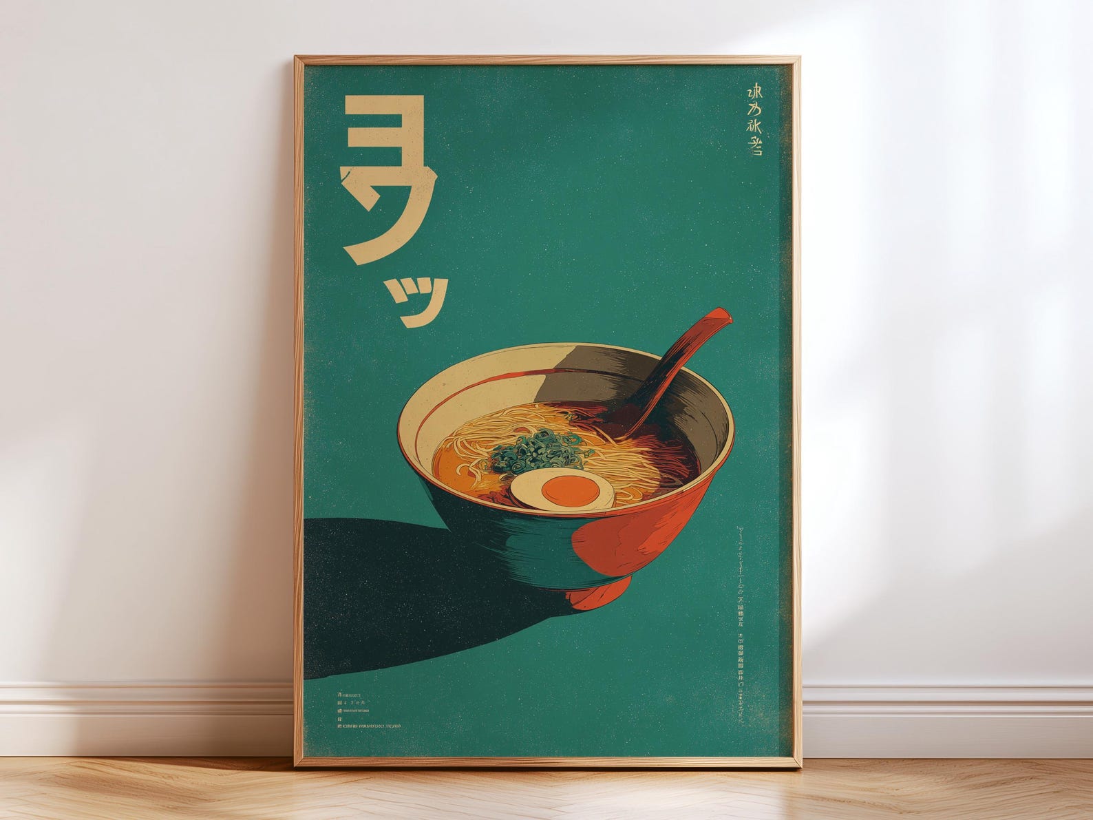 Retro Japanese Ramen Canvas Ar - Home Office Youtube ulasan dan harga