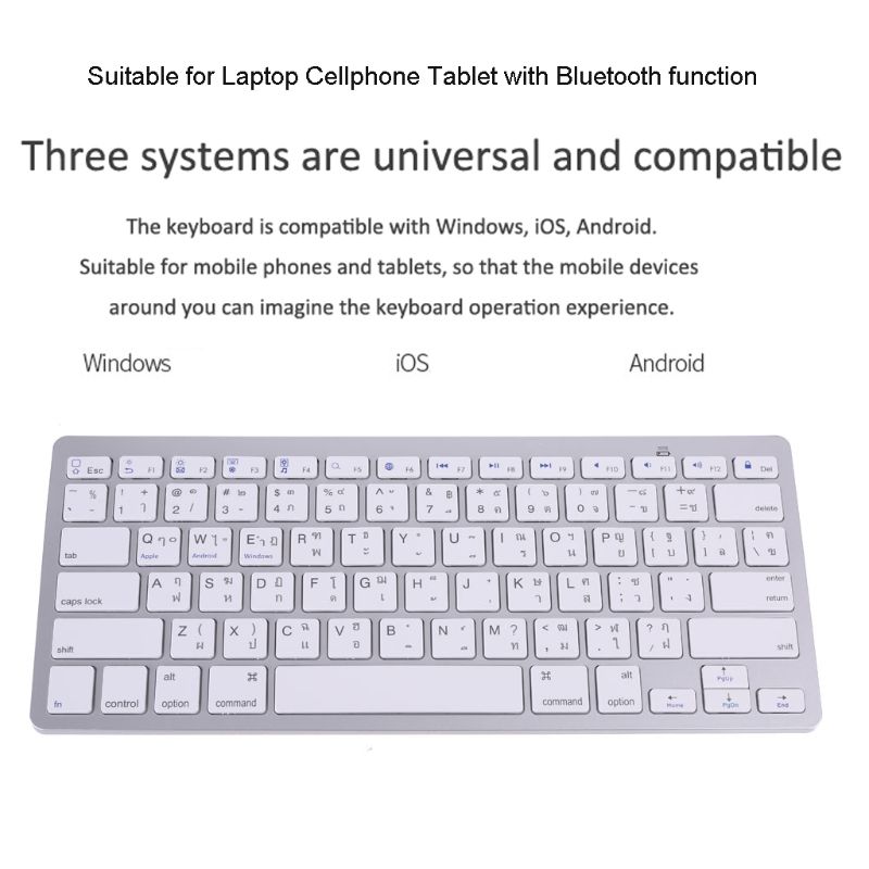 78-key Thai Wireless Keyboard  - Home Office Official ulasan dan harga