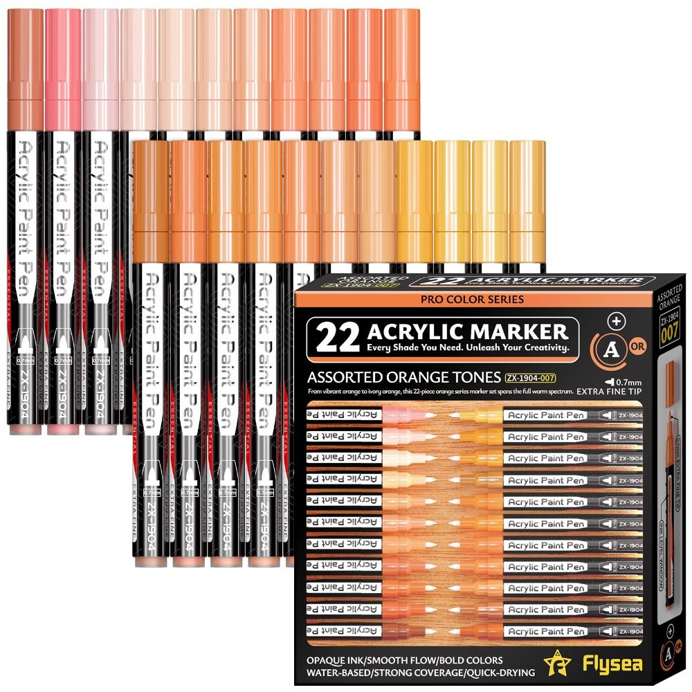22pcs 0.7mm Extra Fine Tip Acr - Copic Marker Classic ulasan dan harga