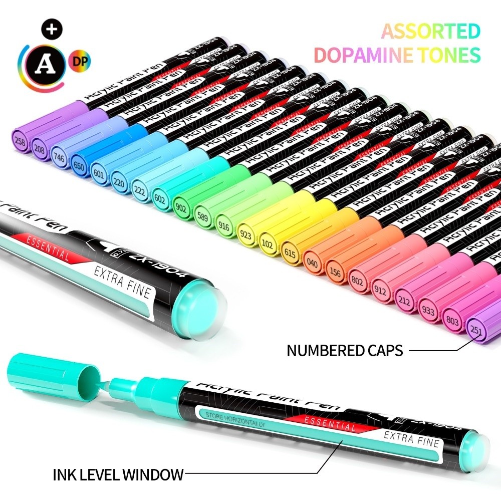 22pcs 0.7mm Extra Fine Tip Acr - Copic Marker Classic ulasan dan harga