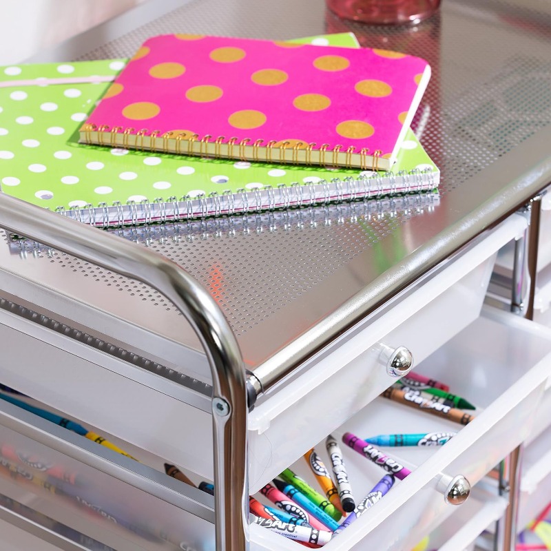 Multilayer Rolling Storage Car - Rolling File Cart ulasan dan harga