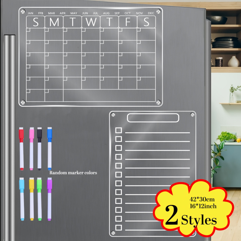 Acrylic Magnetic Calendar for  - Magnetic Calendar Board ulasan dan harga