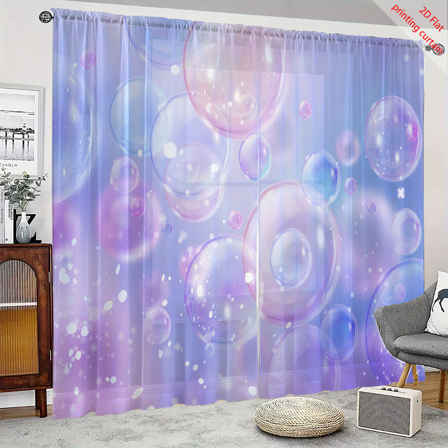 Dreamy bubble printed gauze cu - Home Office Youtube ulasan dan harga